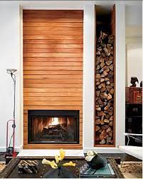 Amazing Fireplace Wood Log Storage