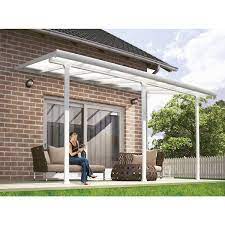 White Aluminum Patio Cover