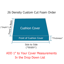 Custom Cut 26 Density Foam Inserts