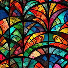 Stained Glass Wallpaper Featuring