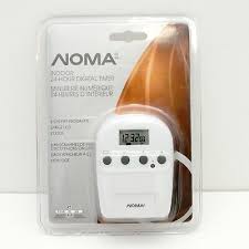 Noma Indoor 24 Hour Digital Timer 6 On