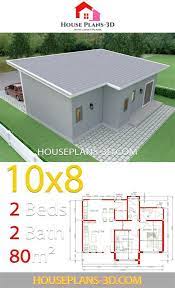 Simple House Plans 6x7 With 2 Bedrooms