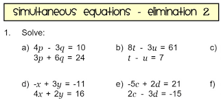 Equations Inequalities