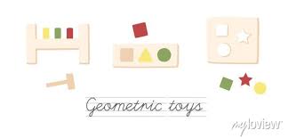 Montessori Wooden Toys Shelf Kids