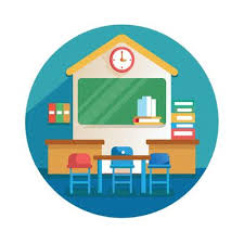 Classroom Clipart Vector Art Icons