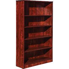 Aaron Lane 51 H 4 Shelf Bookcase Red