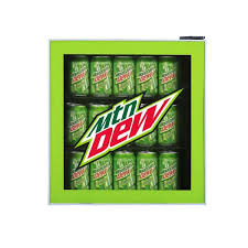 Compact Beverage Fridge With Mt Dew