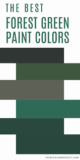 The Best Forest Green Paint Colors