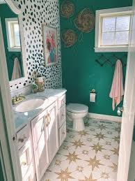 Diy Dotted Accent Wall Small Bathroom