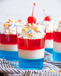 Red White And Blue Jello Cups Like