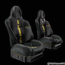 Car Seat Set Black 3d Model By Mahlatsemg