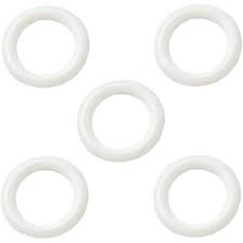 15mm Plastic Curtain Rings 50pcs