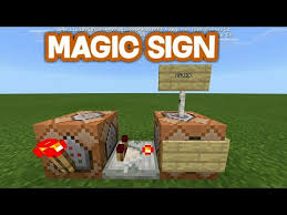 minecraft magic sign tutorial bilibili