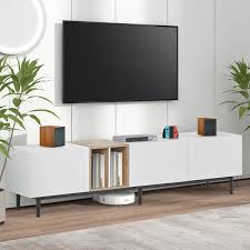 Storage Cabinet Media Console Table