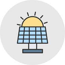 Solar Light Vector Art Icons And