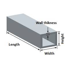 square pipe weight calculator square