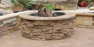 Patio Retaining Wall Outdoor Fire Pit