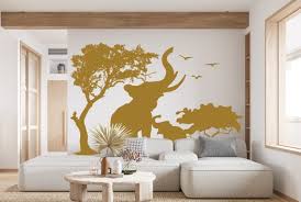 African Savanna Wall Decal Elephant