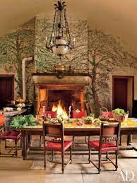 Kitchen Fireplace Home Design Ideas