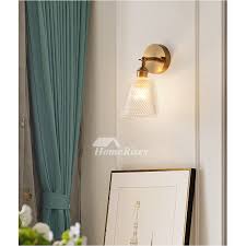 Brass Swing Arm Wall Lamp Gold Bedside