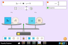 Equality Explorer Solving Equations