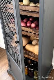 Diy Vegetable Storage Cabinet Stacy