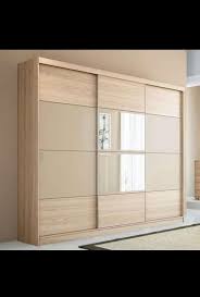 Golden Lacquered Glass Sliding Wardrobe