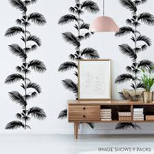 Tempaper Palm Leaf Stripe L And Stick Wall Decals