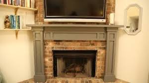 Build A Mantel Over A Brick Fireplace