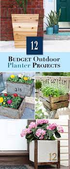 Inexpensive Diy Outdoor Planter Ideas