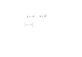 Write An Absolute Value Equation That