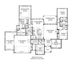 One Story Adobe Ranch Style House Plan 8687