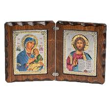 Perpetual Help Silver Icon Diptych