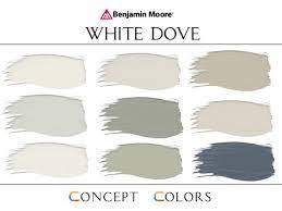 White Dove Paint Palette Benjamin