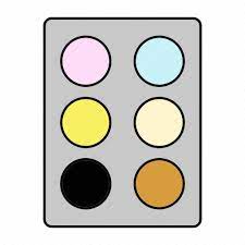 Color Paint Palette Cosmetics Icon