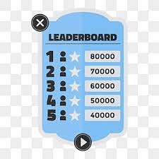 Game Leaderboard Ranking Vector Hd Png