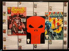 Punisher Framed Comic Book Wall Art