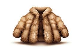 Fur Coat Icon On White Background Ar 32
