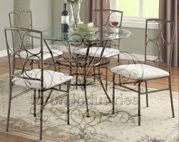 4 Seater Wrought Iron Dining Table Set