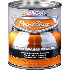 Burnt Orange Metallic Paint