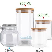 Large Glass Storage Jar With Air Tight