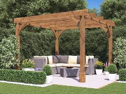 Leviathan Wooden Pergola W3m X D3m