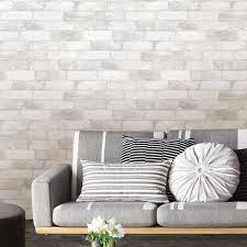 Nuwallpaper Loft White Brick Textured