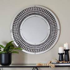 Silver Starburst Wall Mirror