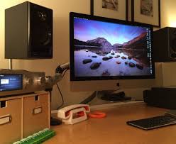 Mac Setup Arm Mounted 27 Imac With A