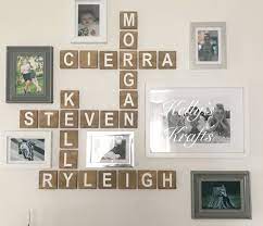 Personalised Large Scrabble Wall Art