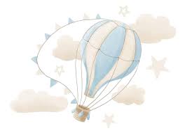 Hot Air Balloon For Baby Shower Hand