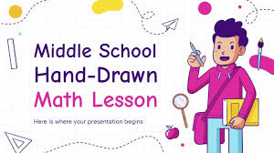 Middle School Hand Drawn Math Lesson