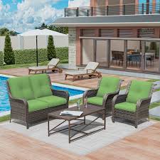 Weather Wicker Patio Furniture Set