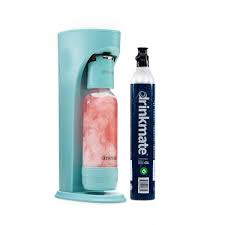 Drinkmate Omnifizz Artic Blue Sparkling Water And Soda Maker